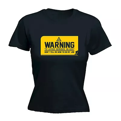 Buy Warning To Avoid Serious Injury - Womens T Shirt Funny T-Shirt Gift Novelty • 12.95£