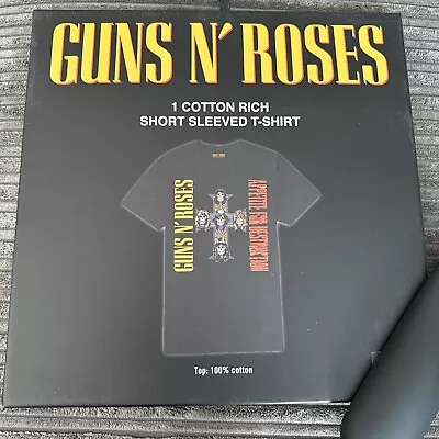 Buy GUNS N’ ROSES Appetite For Destruction T-SHIRT IN GIFT BOX - NEW - XL - BLACK • 15£