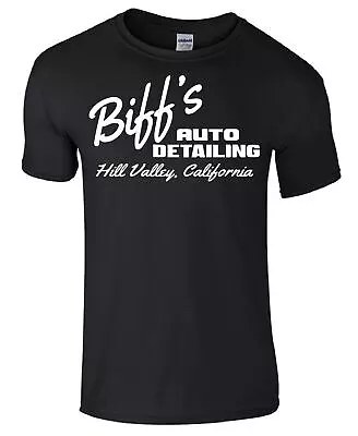 Buy Biff's Auto Detailing Back To The Future Inspired Funny Kids/adults Top T-shirt • 7.99£