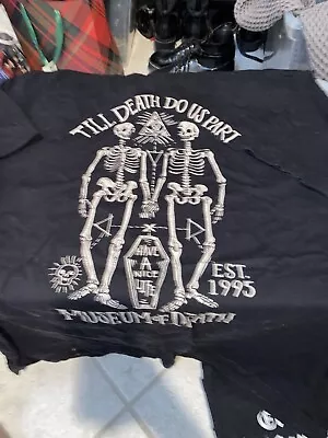 Buy Museum Of Death NOLA Tshirt XXL Til Death Do Us Part Have A Nice Life Coffin • 13.04£