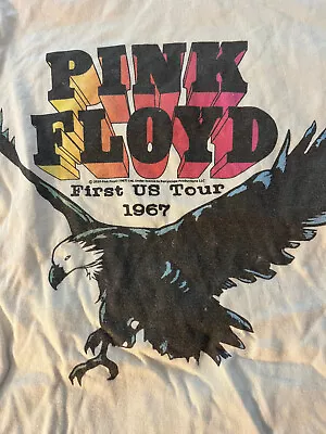 Buy Pink Floyd First US Tour 1967 T Shirt Syd Barrett Roger Waters L 2020 Psych Rock • 8.40£