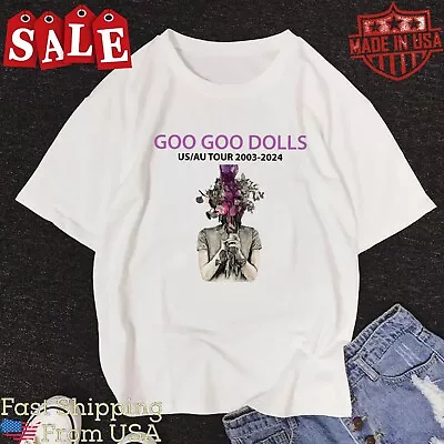 Buy Goo Goo Dolls USAU 2023-2024 Tour Gift For Fans Unisex All Size Shirt 1RT1632 • 17.73£