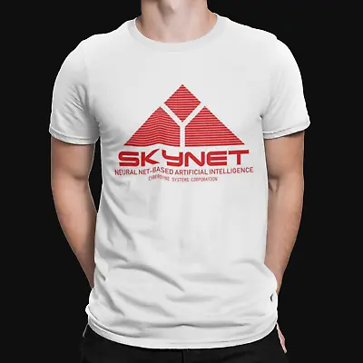 Buy Skynet T-Shirt - Terminator - Action - Film - Movie - Retro - Cool - TV - Geek • 8.39£