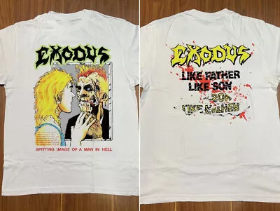 Buy 2 Side Exodus SPITTING IMAGE OF A MAN IN HELL White All Size  Shirt AH1101 • 35.47£