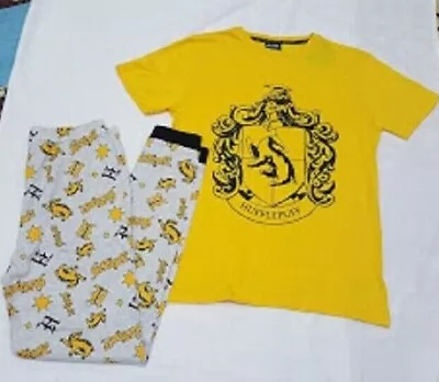 Buy Primark Kids Boys/girls Harry Potter  Hufflepuff Pyjama Top & Bottoms Nightwear • 10.99£