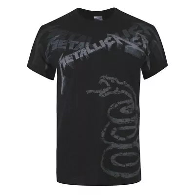 Buy Metallica Unisex Adult Black Album Faded T-Shirt PH1272 • 32.59£