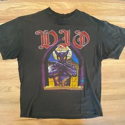 Buy 1987 Dio Rock US Tour, 2 Sided, 80s Vintage Music 100% Cotton Shirt S-5XL 103461 • 9.25£