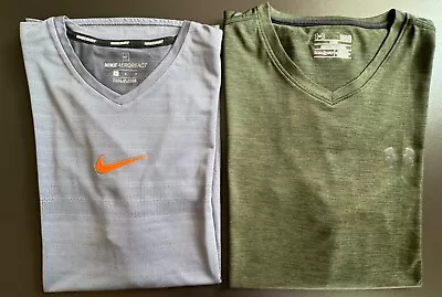 Buy Under Armour Nike Men's Shirts (2 Pieces) Gray Green Size L / 52 • 25.34£