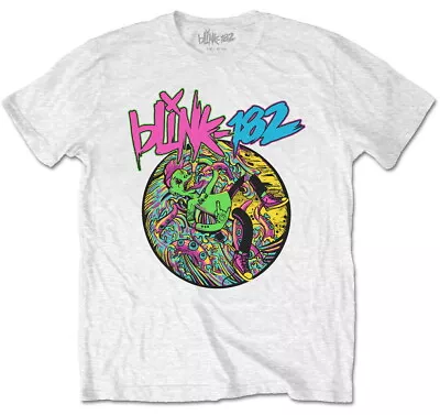 Buy Blink 182 Overboard Event White T-Shirt NEW OFFICIAL • 15.49£