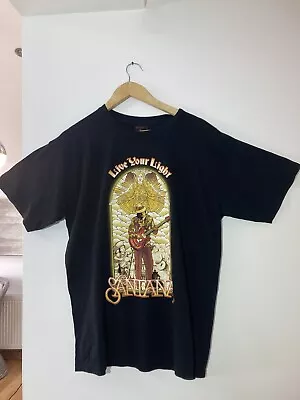 Buy Santana Y2K 2008 Live Your Light Vintage Shirt • 29£