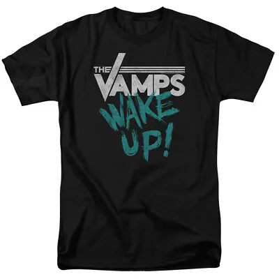 Buy The Vamps Wake Up T Shirt Licensed Pop Rock N Roll Music Band Tee Black • 16.33£