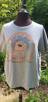 Buy FAMILY GUY No.1 Dad Grey T.shirt  - L - PLEASE READ • 15£