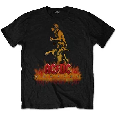 Buy AC/DC ACDC Men's Bonfire T-Shirt, Black (Black Black), X (Size:X-Large) • 17.30£