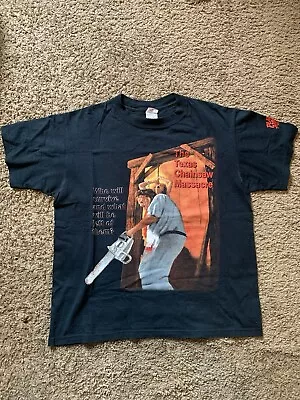 Buy Texas Chainsaw Massacre Vintage Horror Movie Promo VTG T Shirt Size Medium • 93.36£