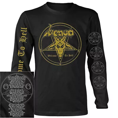 Buy Venom Welcome To Hell Long Sleeve Shirt S M L XK XXL Official Band Merch • 33.58£
