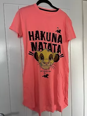 Buy Primark X Disney The Lion King Night T-Shirt Size S Hakuna Matata • 5£