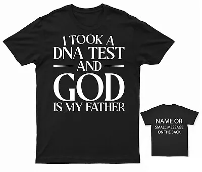 Buy Faith Inspired T-Shirt  God Is My Father Personalised Message Option • 14.95£