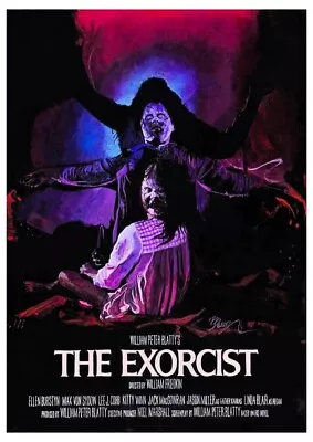 Buy The Exorcist Style Lz Made To Order White Gildan Adult T Shirt S To 3 Xl DTG • 16£