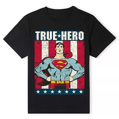 Buy Official DC Comics Original Superman True Hero Unisex T-Shirt • 12.99£
