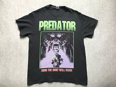 Buy Vtg Predator Shirt M Arnie Terminator Commando Alien Rambo Bloody Altar Og Rare • 39.87£