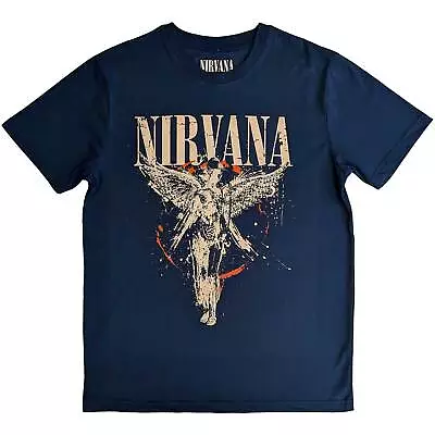 Buy Nirvana In Utero Blue T-Shirt NEW OFFICIAL • 16.79£