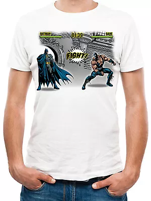 Buy Batman Vs Bane The Dark Knight DC Comics Official Tee T-Shirt Mens • 14.99£