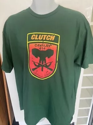 Buy CLUTCH Elephant Riders T Shirt, Green All Sizes UK Sm-XXXL, Brand New • 12.95£