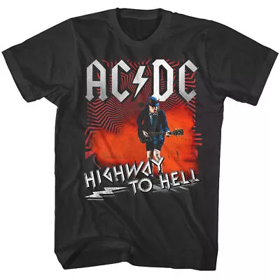 Buy ACDC Highway To Hell Angus Shredding Black Unisex S-234XL T-Shirt MM1578 • 17.73£