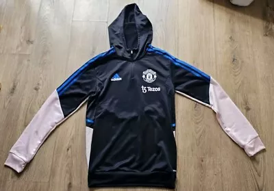 Buy Adidas Manchester United Player Issue Travel Training Hoodie Jumper. Small • 25£