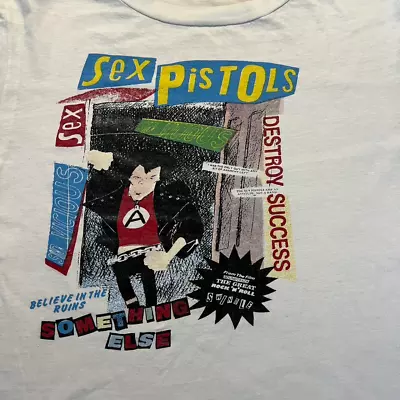 Buy Sex Pistols Band Something Else Destroy Success Unisex T-Shirt AL300 • 20.39£