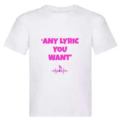 Buy Crown @ The Empire@ KID'S Tshirt Tee Shirt T LYRIC Gift Custom MUSIC Pink • 14.99£