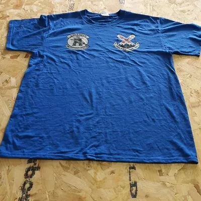 Buy Defender Security Police Graphic T Shirt Blue Large L Mens Summer • 11.99£