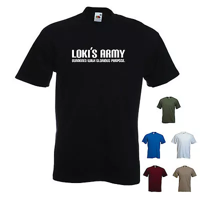 Buy 'Loki's Army' Thor / Avengers Loki The Dark World Tom Hiddleston Funny Tshirt • 11.69£