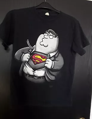 Buy Men's Black Family Guy T-shirt. Size M. • 0.99£