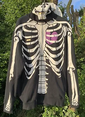 Buy LRG  Vintage Dead Serious Skeleton Hoodie Men's Large 2005 Rare • 195£