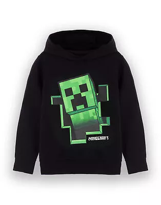 Buy Minecraft Black Creeper Hoodie (Unisex Kids) • 17.95£