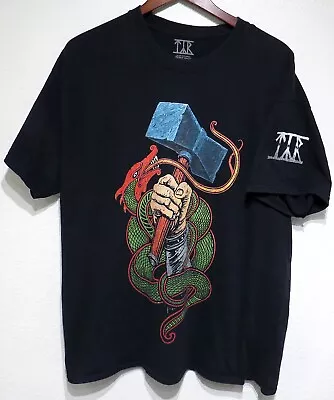 Buy Tyr Band HAIL TO THE HAMMER Black T-shirt XL Folk Metal 2022 Dragon Progressive • 36.97£