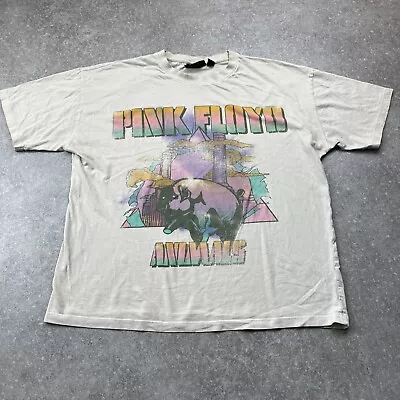 Buy Pink Floyd Animals Off White Graphic T-shirt Official 2023 Womens Uk 10-12 S • 18£