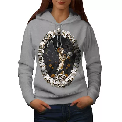 Buy Wellcoda Death Demon Hell Graveyard Womens Hoodie • 31.99£