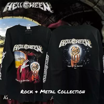 Buy Helloween Kepper 1 T Shirt New  Size 2XL Long Sleeve Blind Guardian Gamma Ray • 26.97£