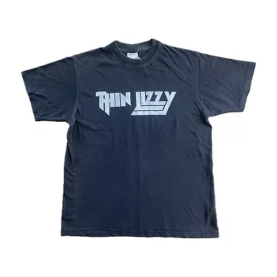 Buy Early 2000’s Thin Lizzy Logo Vintage T-Shirt. Size S. Heavy Metal Rock Retro 80s • 34.99£