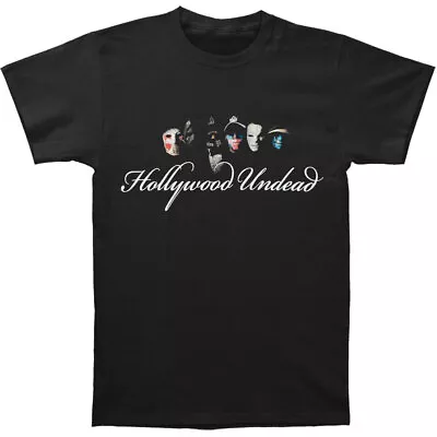 Buy Men's Hollywood Undead Script Face T-shirt Small Black • 21.52£