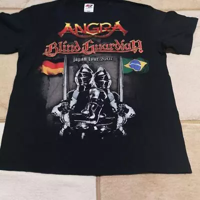 Buy [Rock☆Tour T-shirt] ANGRA&BLIND GUARDIAN T-shirt Blind Guardian Band T-Shirt • 73.45£