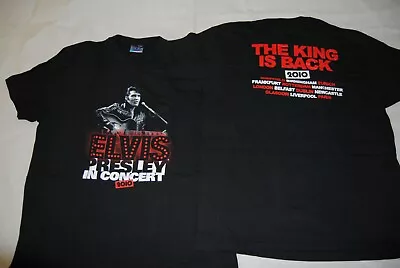 Buy Elvis Presley In Concert The King Is Back 2010 Tour T Shirt New Official Rare • 10.99£
