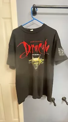 Buy Vintage Bram Stokers Dracula T-shirt Size XL Men’s Black 1992 Vintage Movie Tee • 139.78£