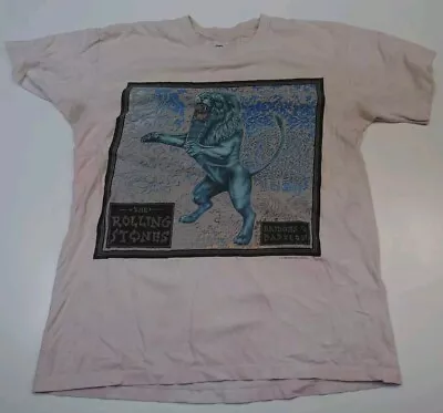 Buy Vintage 90s The Rolling Stones Bridges To Babylon Tour Band T Shirt 1997 L Large • 39£