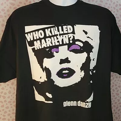 Buy Glenn Danzig Who Killed Marilyn? Black Concert T-Shirt, Men's Size • 15.81£