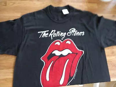 Buy The Rolling Stones T Shirt World Tour 1981 - 1982 - Large (On Screen Stars) • 20£