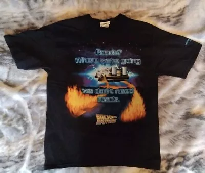 Buy Back To The Future The Ride T Shirt  Universal Studios Florida Medium  • 9.99£