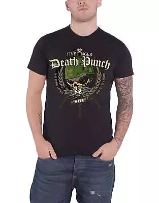 Buy Five Finger Death Punch T Shirt  Mens Black Warhead Band Logo New Official S • 16.95£